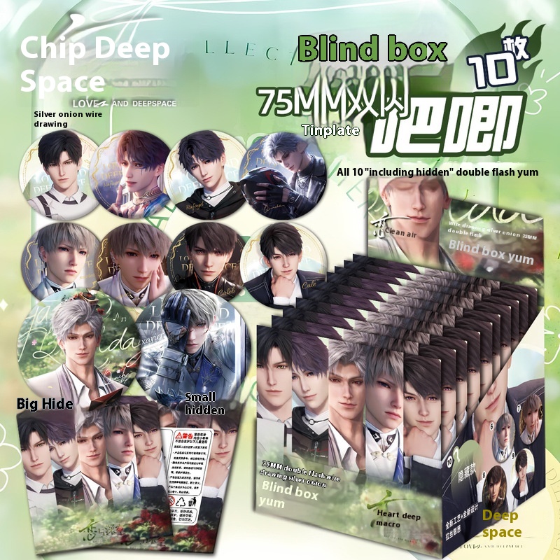 Lencana Kotak Buta Game Baru L - Embroidery Love ulasan dan harga