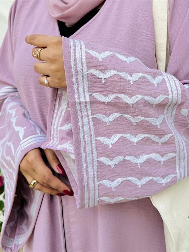 Kupu-kupu bordir terbuka Kimon - Embroidery Kebaya ulasan dan harga