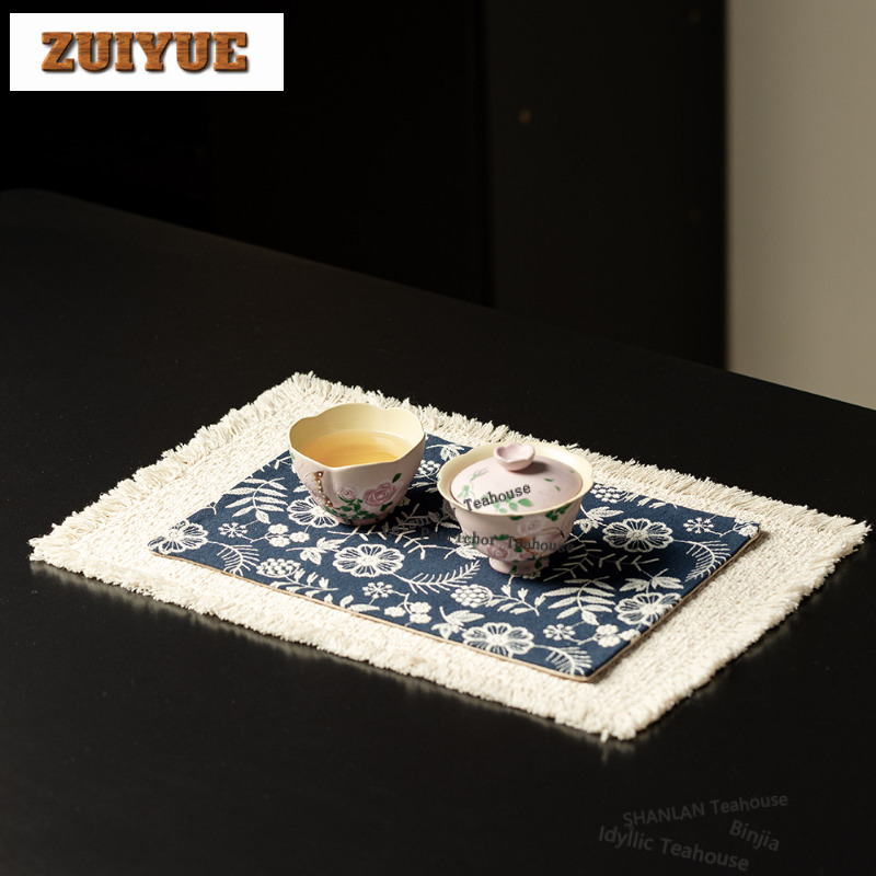 Alas Meja Teh Bordir Dua Lapis - Embroidery Cloth ulasan dan harga