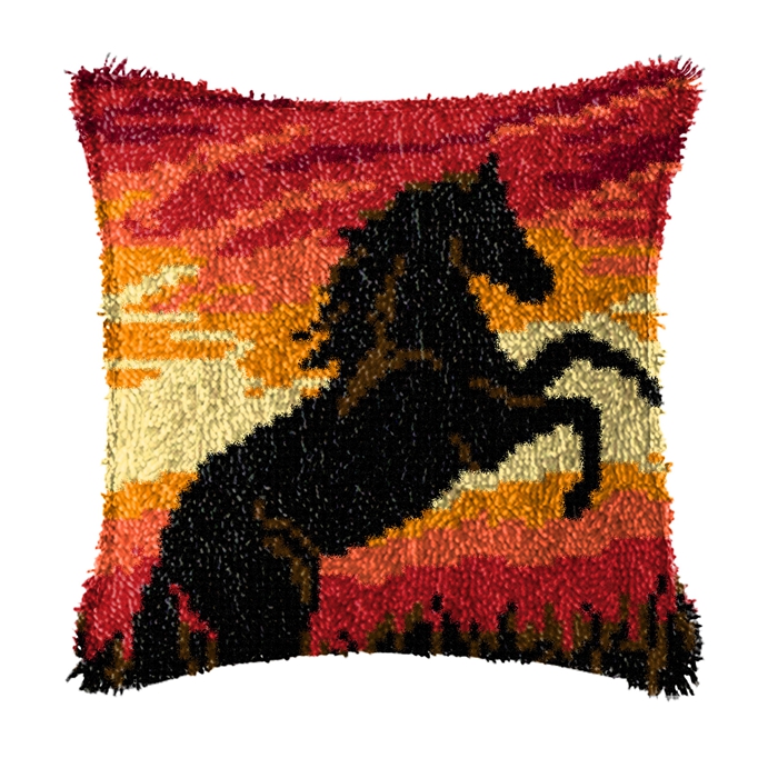 Elephant Horse Latch Kit kait  - Printed Embroidery Kit ulasan dan harga