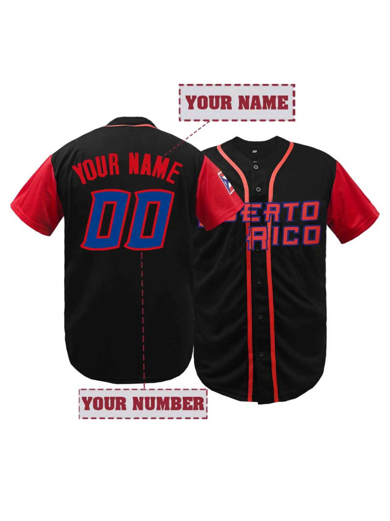 Jersey Bisbol Pria dengan Nama - Embroidery Jersey ulasan dan harga
