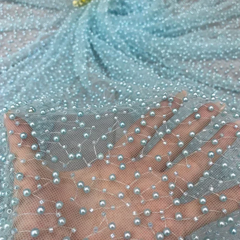 1Yard Kain Jaring Mutiara Kain - Embroidery Youtube ulasan dan harga