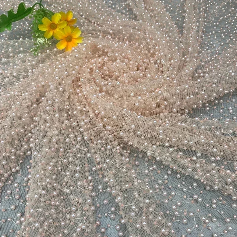 1Yard Kain Jaring Mutiara Kain - Embroidery Youtube ulasan dan harga