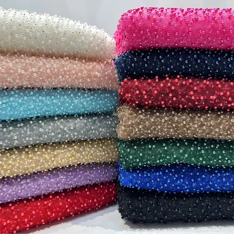 1Yard Kain Jaring Mutiara Kain - Embroidery Youtube ulasan dan harga