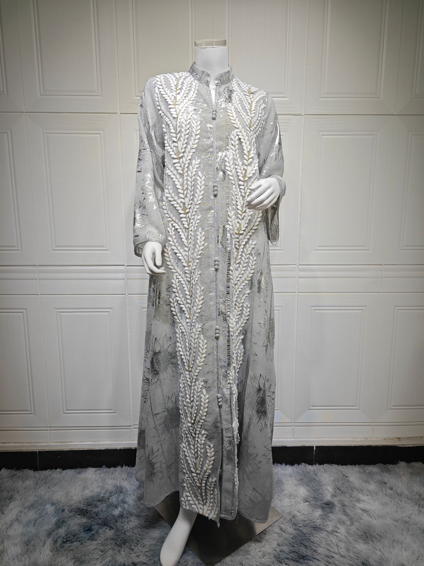 Gaun Longgar Bordir Uni Ramada - Embroidery Kebaya ulasan dan harga