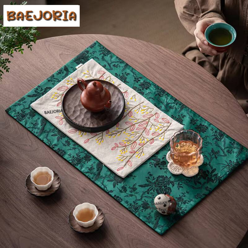 Serbet Teh Kanvas Bordir Buata - Embroidery Cloth ulasan dan harga
