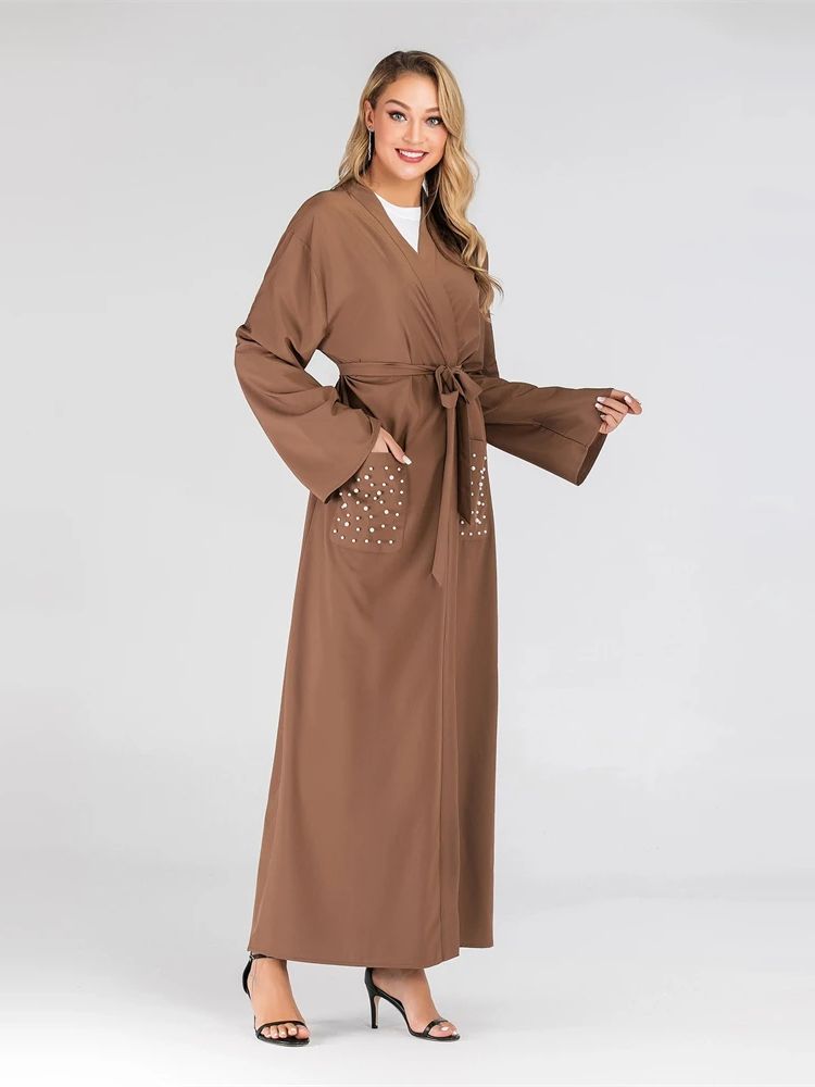 Kimono Abaya Dubai bordir Rama - Embroidery Kebaya ulasan dan harga