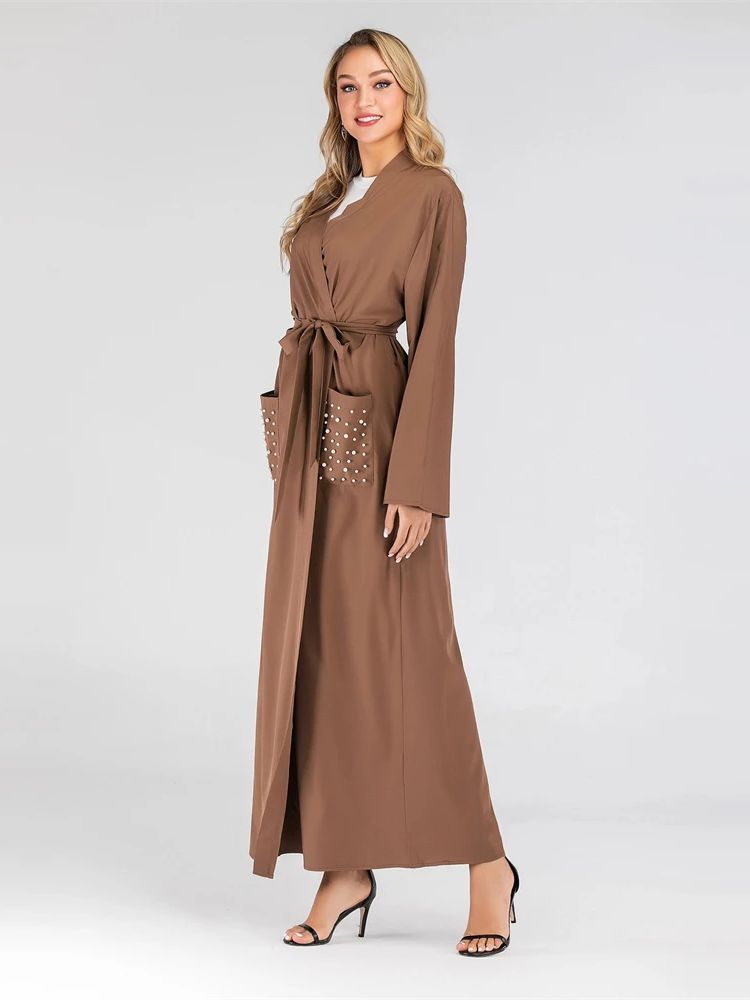 Kimono Abaya Dubai bordir Rama - Embroidery Kebaya ulasan dan harga