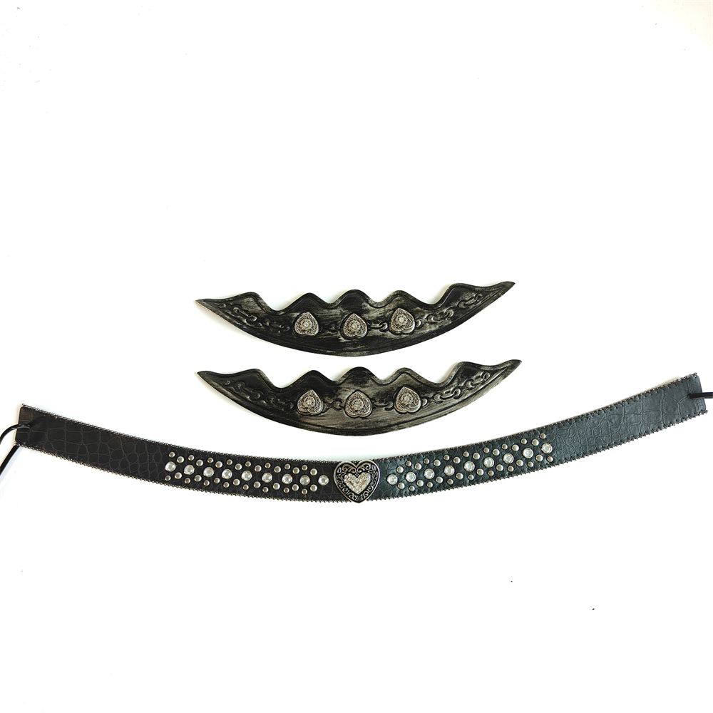 Pita Topi Kulit Barat Vintage, - Embroidery On Leather ulasan dan harga