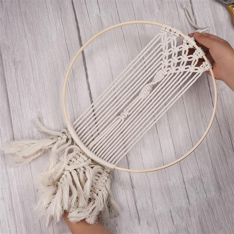 1/5 Buah 8-33Cm DIY Kayu Penan - Embroidery Hoop Stand ulasan dan harga