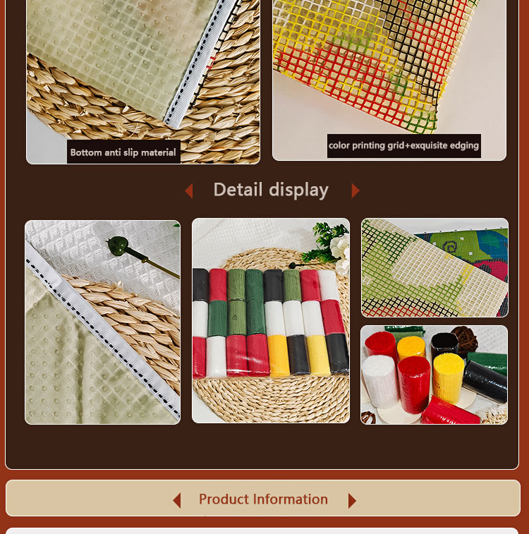 Kit Kait Jahit Bee Latch Hook  - Printed Embroidery Kit ulasan dan harga
